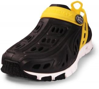 CrossKix Men's Composite Black Gold EVA-Foam Athletic Shoe 10