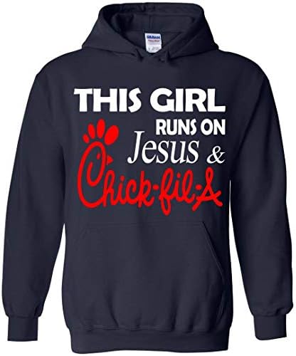 This Girl Runs On Jesus and Chick-Fil-A Hoodie