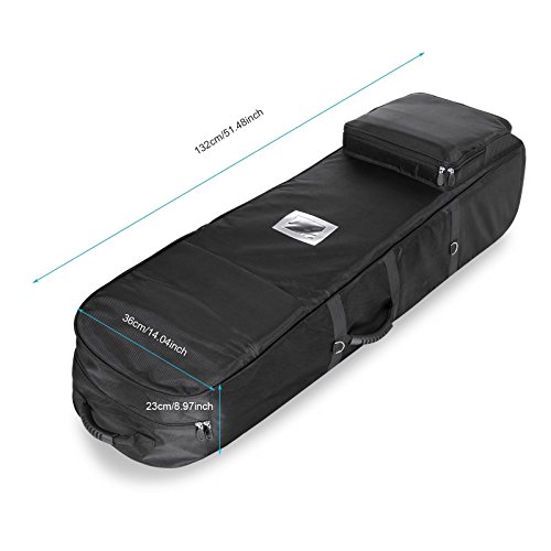 Fashine Wheeled Golf Bag Travel Cover Soft Sided