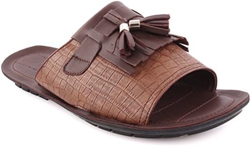 Unze New Men ‘Brett’ Casual Slide Slippers Indoor Outdoor Summer Slip On Sandals Shoes UK Size 6-11 - 8626-3