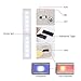 ICOCO Motion Sensor Cabinet Light, 10-LED USB Powered Motion Sensing Night Light Bar with Magnetic Strip for Wardrobe, Closet, Attics, Hallway, Washroom (2 PCS)