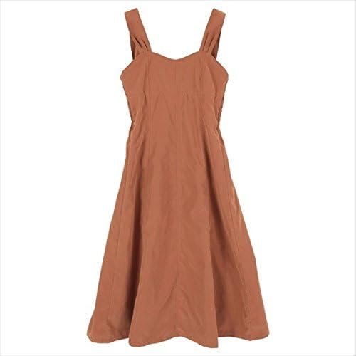 Amazon ティティベイト Titivate コルセットデザインロングワンピース キャメル M ワンピース チュニック 通販