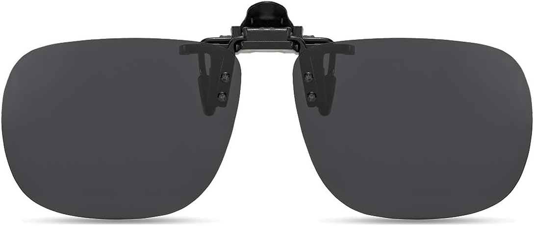 Polarized Clip On Sunglasses Over Prescription Glasses for Men Women Shades for Glasses