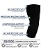 SB SOX Compression Elbow Brace (Pair) – Great Support, Stays in Place – for Tennis Elbow, Tendonitis, Arthritis, Golfers Elbow – Perfect for Weightlifting, Sports, Any Use (Solid Black, X-Large)