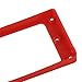 Yibuy 90 x 45mm Red Curved Humbucker Pickup Frame Mounting Rings for Electric Guitar Set of 2