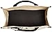 Mud Pie Classic Black and White Initial Canvas Tote Bags (T), 100% Cotton, 17