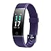 Letsfit Fitness Tracker HR, Activity Tracker with Step Counter,IP68 Waterproof Pedometer with Calorie Counter, Sleep Monitor,Smart Fitness Band for Men Women Kids