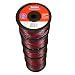 5-Lb of DavyLine Industrial Grade Trimmer Line .105 in Diameter in 5 Spools of 1-lb 223 ft Each (Total: 1115 Ft) Round-Shaped Red Color Nylon Weed Eater String primary