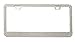 FIV-AUTO Bling License Plate Frame for Car/Handmade Rhinestone Waterproof Metal License Plate Frame with Screws & Caps+Free Bonus Engine Bling, 2-Holes Stainless License Plate Frame (Sliver)