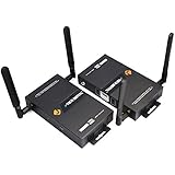 J-Tech Digital HDbitT Series 1X2 Wireless HDMI Extender / Adapter / Dongle 164 Ft DUAL Antenna Supporting Full HD 1080P with IR Signal Transmission