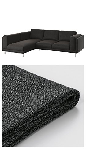 Ikea Nockeby Cover Slipcover Set Only Teno Dark Gray Sofa With