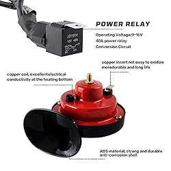 RZR Horn Kit UTV Horn with Button Rocker Switch LED