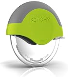 Kitchy Pizza Cutter Wheel with Protective Blade Guard, Super Sharp and Easy To Clean Slicer, Stainless Steel ()