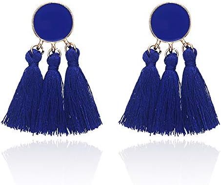 Jewels GalaxyThreader Earrings for Women (Blue) (CT-ERG-45096)
