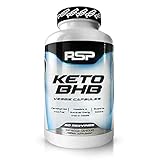 RSP Keto BHB Capsules, Keto Supplement with Exogenous Ketones to Support Ketogenic Diet, Boost Energy and Burn Fat in Ketosis, Patented Beta-Hydroxybutyrate BHB Salts, 240 Vegetarian Capsules, 60 serv