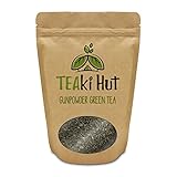 TEAki Hut Gunpowder Green Tea 2 Ounce (60 Servings) | Organic Loose Leaf Tea | Hand-Rolled, Fair-Trade, Young and Tender Leaves | Deeply Renewing Energy Boost Any Time of Day