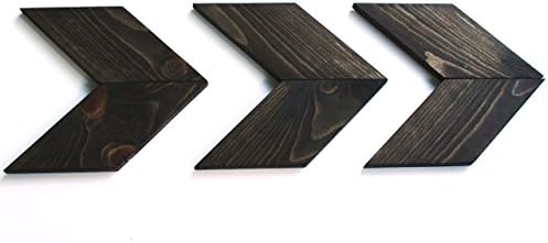 SET OF 3 Large Rustic Wooden Chevrons