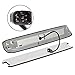 Partsam Replacement for 99-07 Silverado and Sierra 1500 2500 3500 HD Classic Third 3rd Brake Light Rear Cab Roof Top Cargo Lamp Center High Mount Stop light Chrome Housing (Smoke Lens)