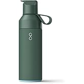 Ocean Bottle Go 17 oz | Stainless Steel Water Bottle | Reusable & Sustainable | Keeps Drinks Cold & Hot | Eco Friendly Gift (Forest Green)