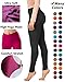 LMB High Waisted Leggings for Women Tummy Control - Extra Soft Fabric, Perfect for Lounging, Yoga, Casual and Formal wear - Black, One Size (Small - X-Large)