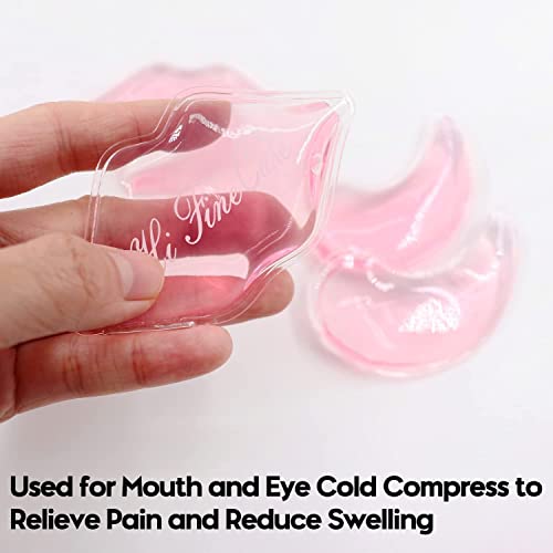 Lip ＆ Eye ice Bag, Eye Lip ice Pack, Lips and Eyes Cold Compress