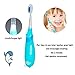 Sonic Electric Toothbrush, Dolphin Musical Kids Toothbrush with 7 Color LED Light & 2 Soft Bristle Brush Heads for Baby Toddler Children 3-5 Year Old