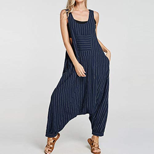 1 Sleeveless+Jumpsuit+Rompers+Striped+Playsuit