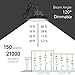 HYPERLITE UFO LED High Bay Light: 150W 21,750LM (145LM/W) 1-10V Dimmable High Bay Led Lights, UL Listed 4000K High Bay LED Lights for Shop Barn Garage, Alternative to 600W MH/HPS, 5-Year WNTY