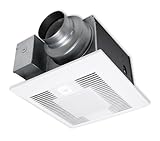 Panasonic FV-05-11VKSL1 WhisperGreen Select Ceiling Mount Fan/Light, Ivory