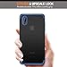 iPhone Xs Case, iPhone X Case, COOLQO Ultra-Thin Crystal Clear Soft Flexible TPU Bumper Slim Electroplating Transparent Protective Cover & Skin for Apple iPhone 10 / X 5.8 inch (Blue)