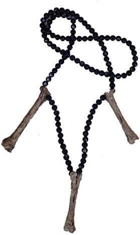 Bone Necklace Voodoo Caveman Costume Necklace Accessory