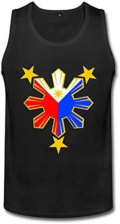 MOI598 Flag of The Philippines Men's Crew Neck T-Shirt Jersey Tank