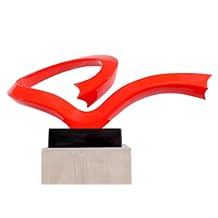 Moderno Escultura de vibraciones – Martin Klein – Fibra de vidrio