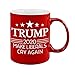 Make Liberals Cry Again Donald Trump Coffee Mugs Re-Elect 2020 Novelty Tea Cup POTUS MAGA Funny Gag Christmas Gift Ideas Republican Conservative Patriotic American Birthday Present for Him Her Dad Mom