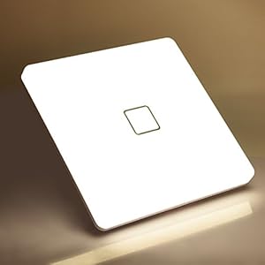 Airand LED Deckenleuchte 24W Platz Deckenlampe Bad 4000K Neutralweiß