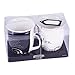 Dicksons Mr. and Mrs. Poem Black and White 16 Oz. Ceramic Stoneware Mug Set of 2