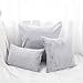 Home Brilliant Plush Faux Fur Deluxe Suede Fluffy Sheepskin Oblong Rectangular Accent Throw Pillow Case Cushion Cover for Bed Spring Decorations, 12x20 Inches, Grey