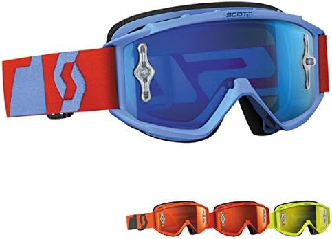 Scott 89Si Pro Youth Goggles - Oxide Red/Blue/Blue Chrome Works/One Size
