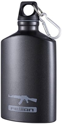 2017 TANK/AK-47 Creative Mountaineering Outdoor Sports Kettle YTFan Aluminum Jar Cold Water Cup (Navy)