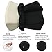 Big Ant Knee Pillow with Washable Cover- Memory Foam Orthopedic Leg Pillow Cushion Wedge for Back, Leg, Hip, Knee Pain, Pregnancy Support and Side Sleepers(Black)