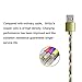 Onlier iphone Charger Cord Lightning Cable 6 FT Extra Long Data Sync Charging Certified Quality Nylon Braided 8 pin to USB for Apple iPhone7/7Plus,iPad iPod (2x3 feet +6 foot)-Camo