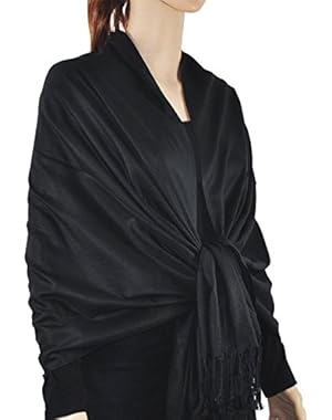 Large Solid Color Pashmina Shawl Wrap Scarf 80