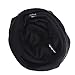 Men Reversible Slouchy Beanie Hat Unisex Skull Hat (B308-Black)