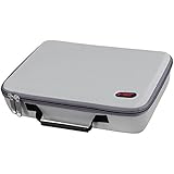 Hermitshell Extra Large Hard EVA Travel Case Fits C. A. H. Card Game, Fits The Main Game Space for 1950 Cards. - Card Game Sold Separately. Silver