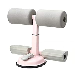 Camfosy Sit-ups Draagbare fitnessapparaat, buiktrainer, draagbare zelfzuigende huishoudelijke fitnessapparaten…