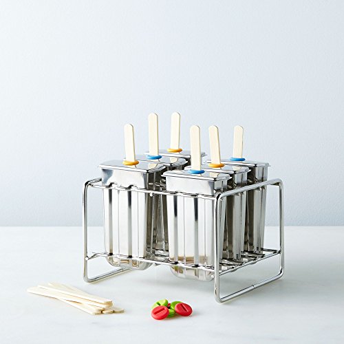 Onyx Stainless Steel Ice Pop Mold Set - Paddle Style