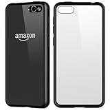 LUVVITT [ClearView] Amazon Fire Phone Case Clear View | Scratch-Resistant Hybrid Slim Transparent Case/Cover (Retail Packaging) - Clear | Black