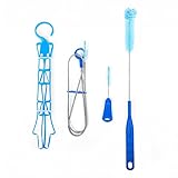 JungleArrow Hydration Bladder Tube Cleaner Brushes Tube Cleaning Kit for Universal Bladders, 4 in 1 Cleaner Set