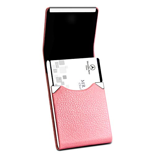 image for Padike Professional Business Card Holder PU Leather Business Card Case
