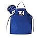 NFL New York Giants Chef Hat and Apron Set, Navy, One Size